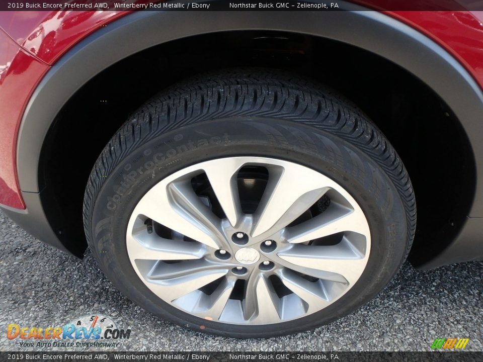 2019 Buick Encore Preferred AWD Winterberry Red Metallic / Ebony Photo #10