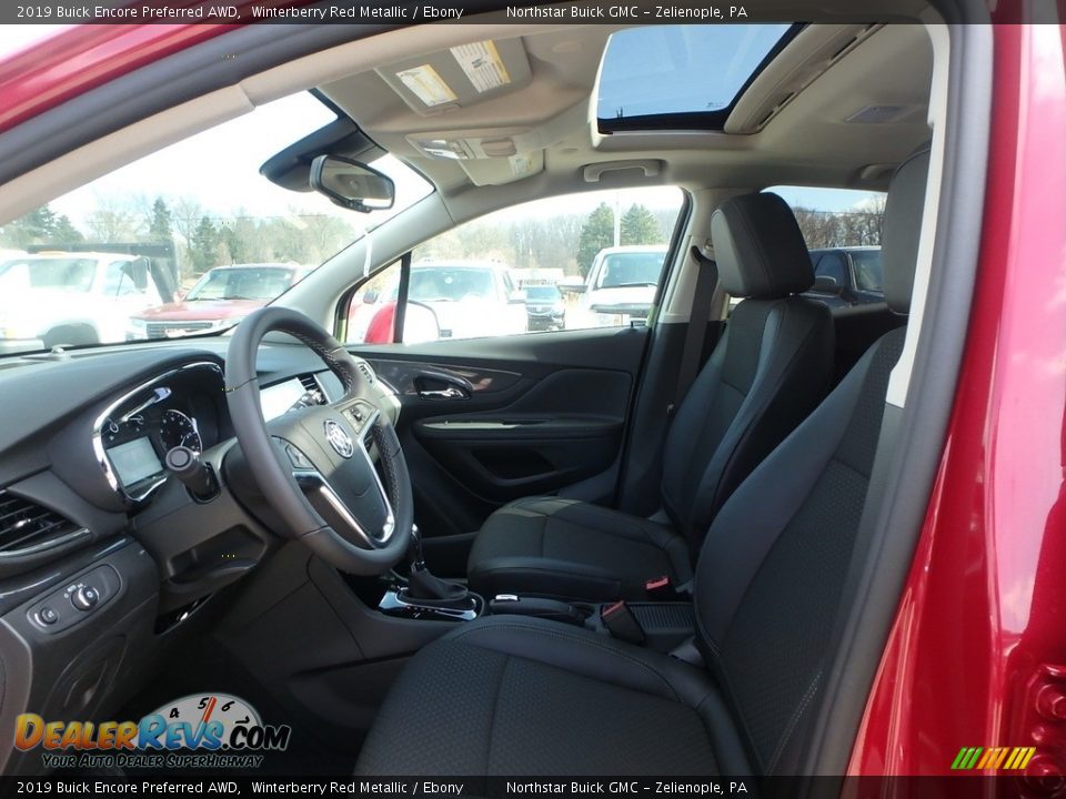 2019 Buick Encore Preferred AWD Winterberry Red Metallic / Ebony Photo #11