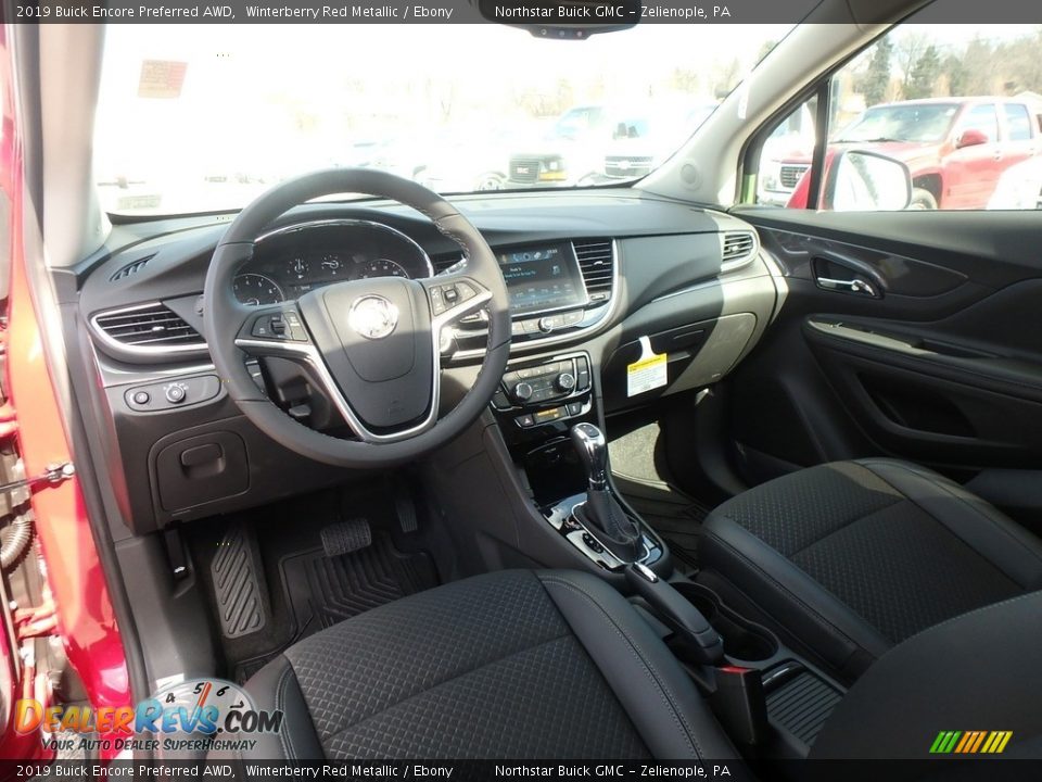 2019 Buick Encore Preferred AWD Winterberry Red Metallic / Ebony Photo #13