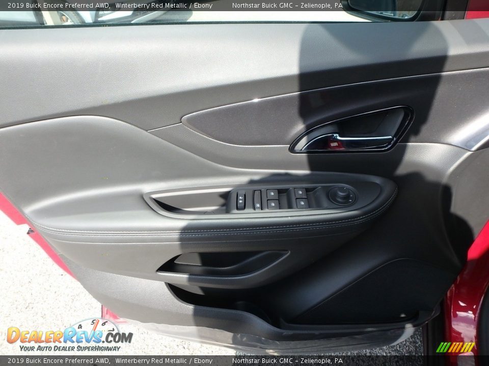 2019 Buick Encore Preferred AWD Winterberry Red Metallic / Ebony Photo #14
