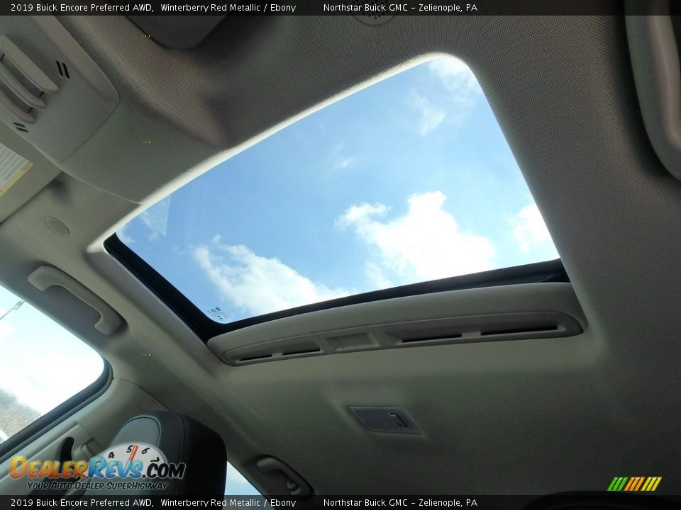 2019 Buick Encore Preferred AWD Winterberry Red Metallic / Ebony Photo #17
