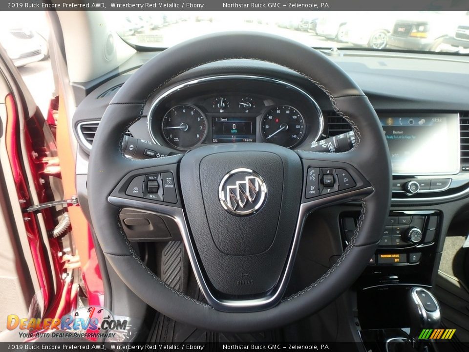 2019 Buick Encore Preferred AWD Winterberry Red Metallic / Ebony Photo #18