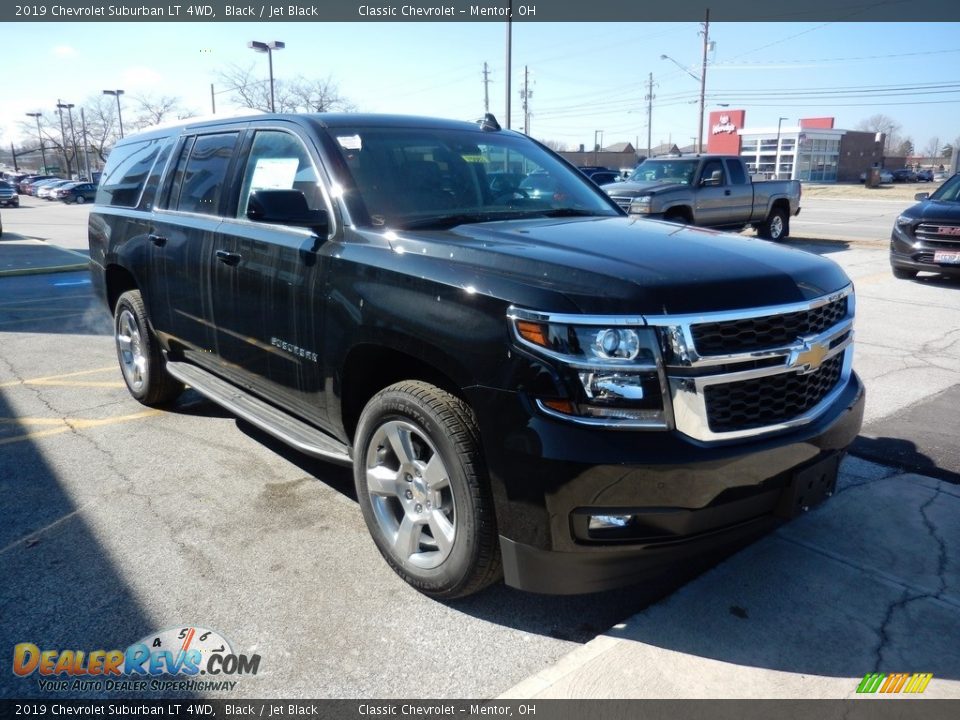 2019 Chevrolet Suburban LT 4WD Black / Jet Black Photo #3