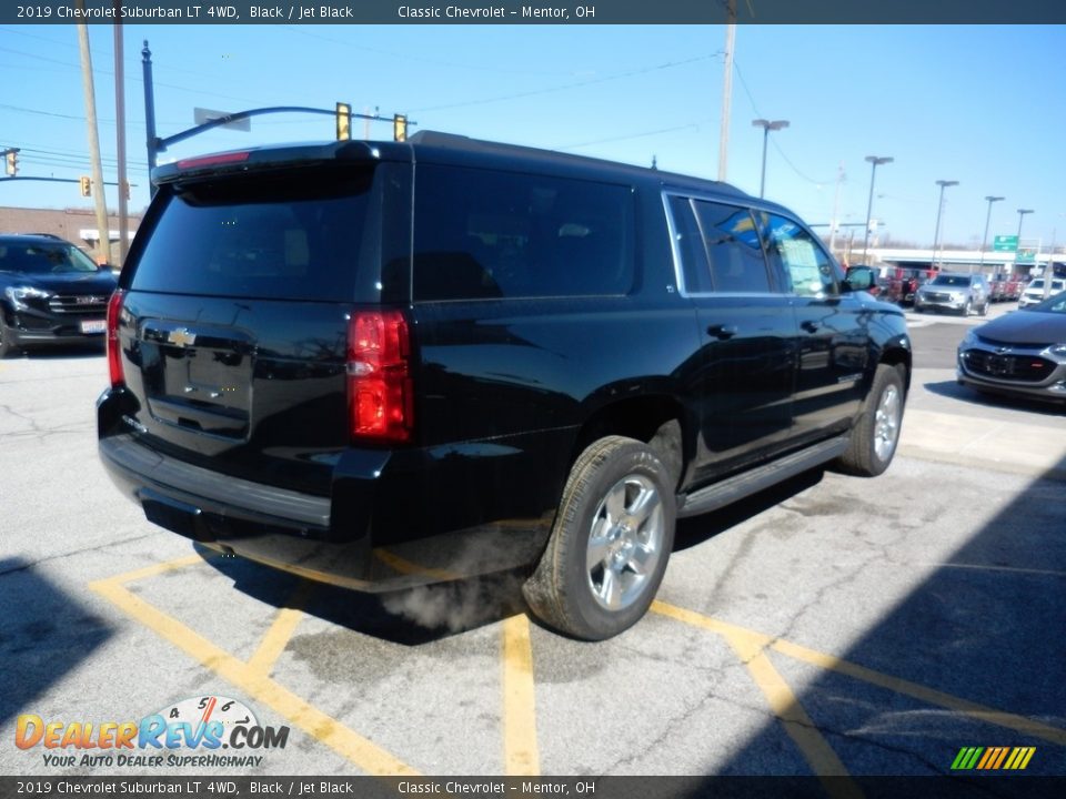 2019 Chevrolet Suburban LT 4WD Black / Jet Black Photo #4