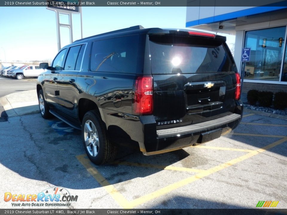 2019 Chevrolet Suburban LT 4WD Black / Jet Black Photo #5