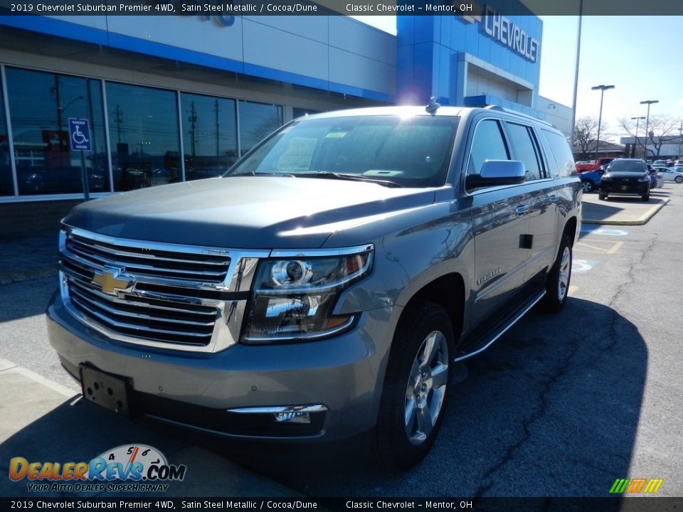 2019 Chevrolet Suburban Premier 4WD Satin Steel Metallic / Cocoa/Dune Photo #1