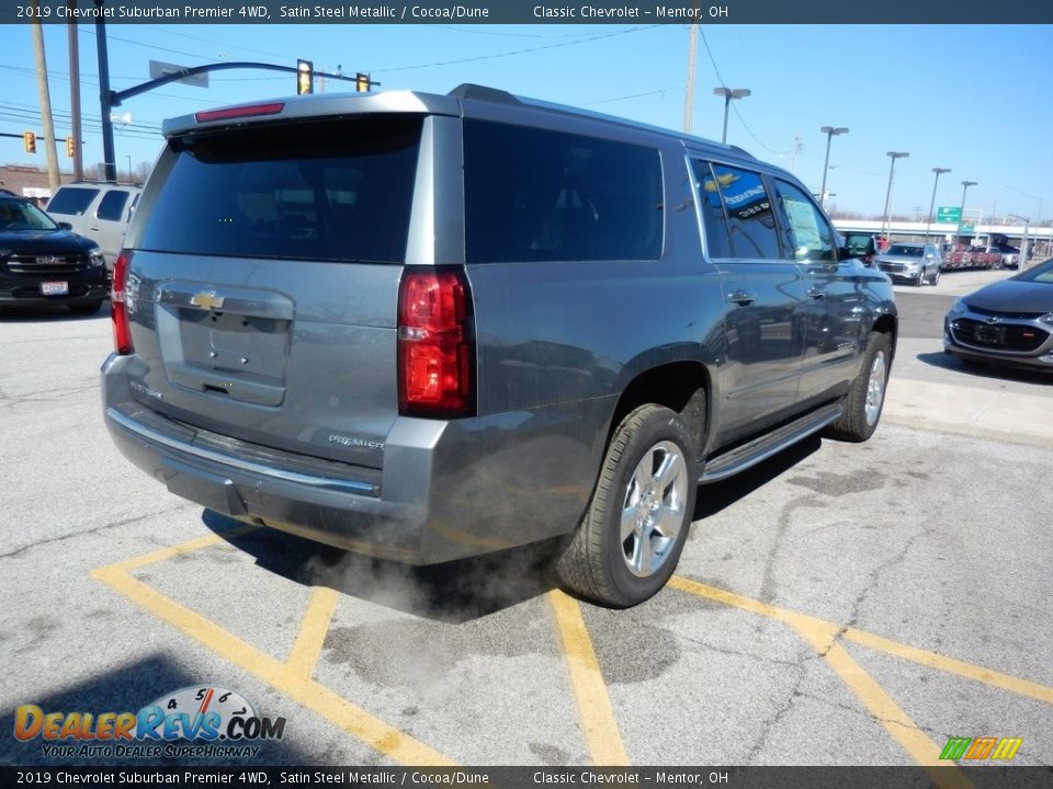 2019 Chevrolet Suburban Premier 4WD Satin Steel Metallic / Cocoa/Dune Photo #4