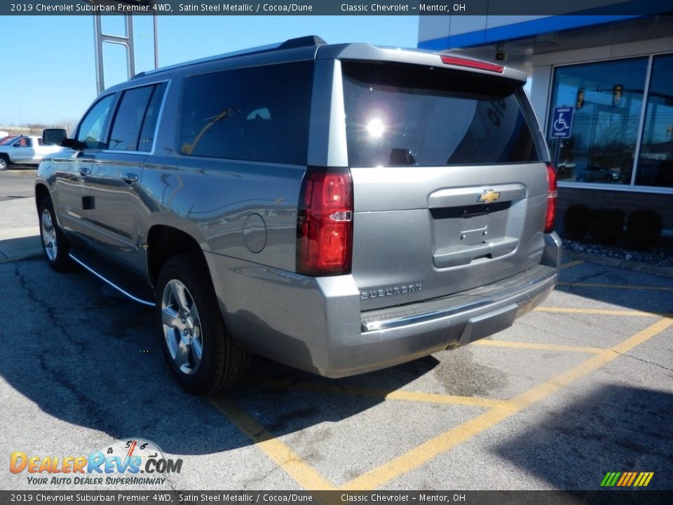 2019 Chevrolet Suburban Premier 4WD Satin Steel Metallic / Cocoa/Dune Photo #5