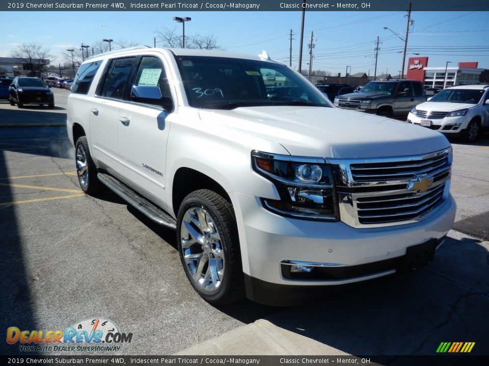 2019 Chevrolet Suburban Premier 4WD Iridescent Pearl Tricoat / Cocoa/­Mahogany Photo #3