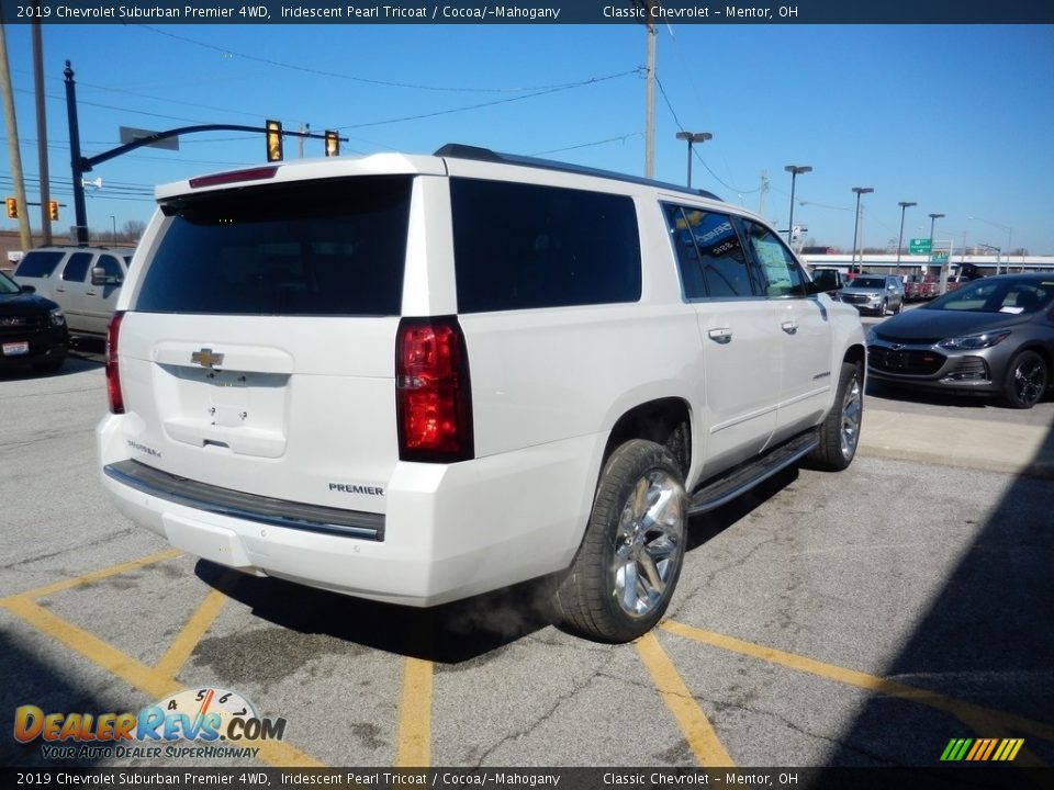 2019 Chevrolet Suburban Premier 4WD Iridescent Pearl Tricoat / Cocoa/­Mahogany Photo #4