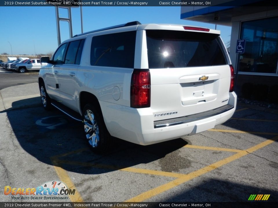 2019 Chevrolet Suburban Premier 4WD Iridescent Pearl Tricoat / Cocoa/­Mahogany Photo #5