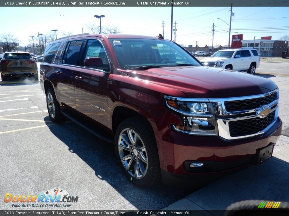 2019 Chevrolet Suburban LT 4WD Siren Red Tintcoat / Cocoa/Dune Photo #3