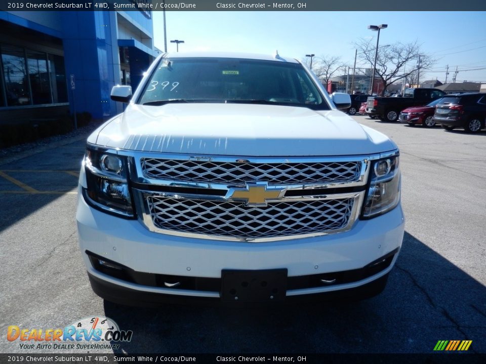 2019 Chevrolet Suburban LT 4WD Summit White / Cocoa/Dune Photo #2