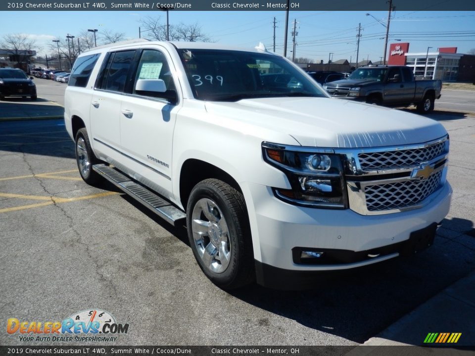 2019 Chevrolet Suburban LT 4WD Summit White / Cocoa/Dune Photo #3