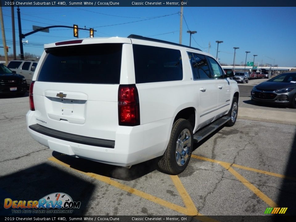 2019 Chevrolet Suburban LT 4WD Summit White / Cocoa/Dune Photo #4