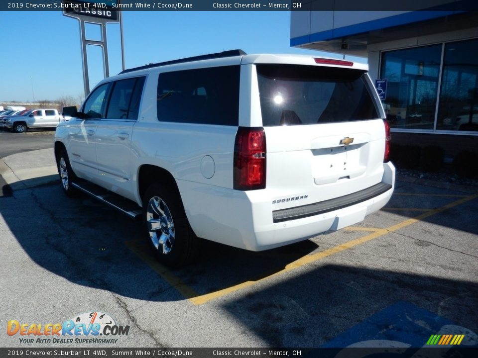 2019 Chevrolet Suburban LT 4WD Summit White / Cocoa/Dune Photo #5