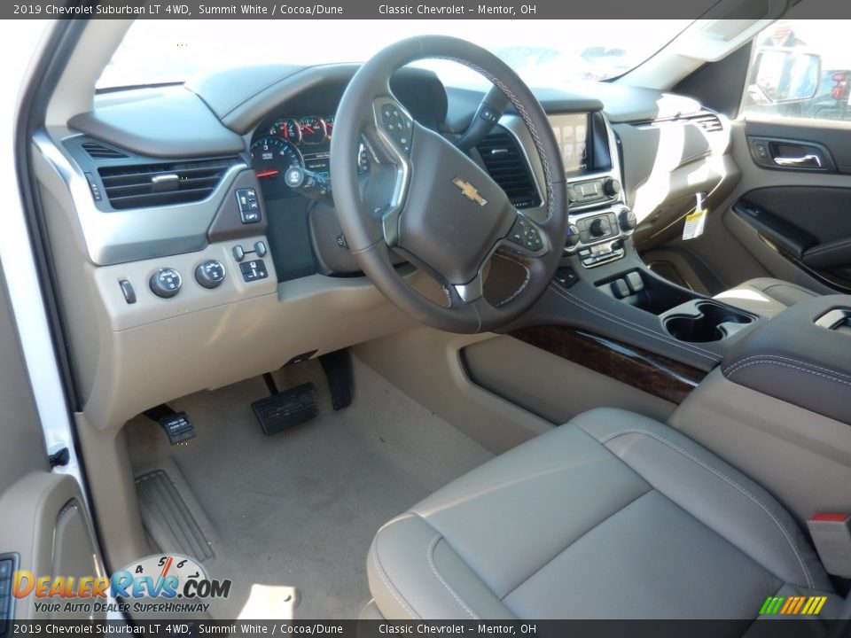 2019 Chevrolet Suburban LT 4WD Summit White / Cocoa/Dune Photo #6