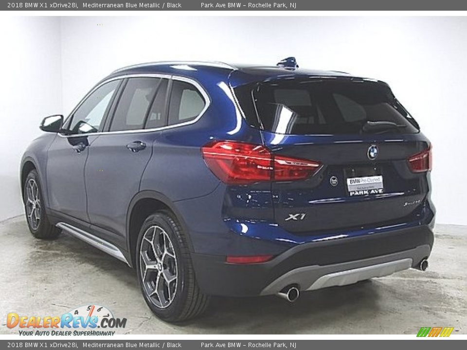 2018 BMW X1 xDrive28i Mediterranean Blue Metallic / Black Photo #2