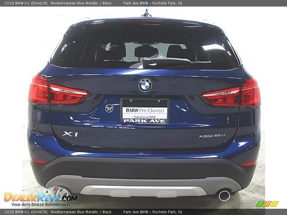 2018 BMW X1 xDrive28i Mediterranean Blue Metallic / Black Photo #3