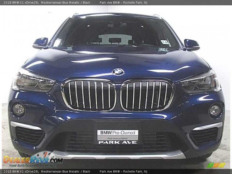 2018 BMW X1 xDrive28i Mediterranean Blue Metallic / Black Photo #6
