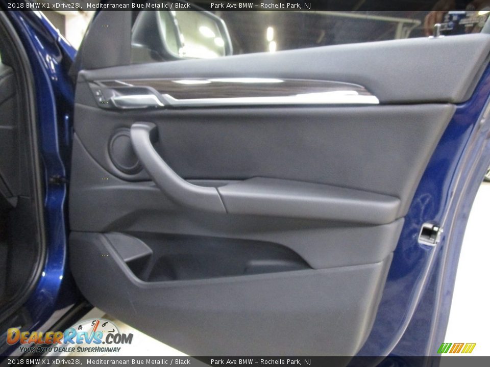 2018 BMW X1 xDrive28i Mediterranean Blue Metallic / Black Photo #13