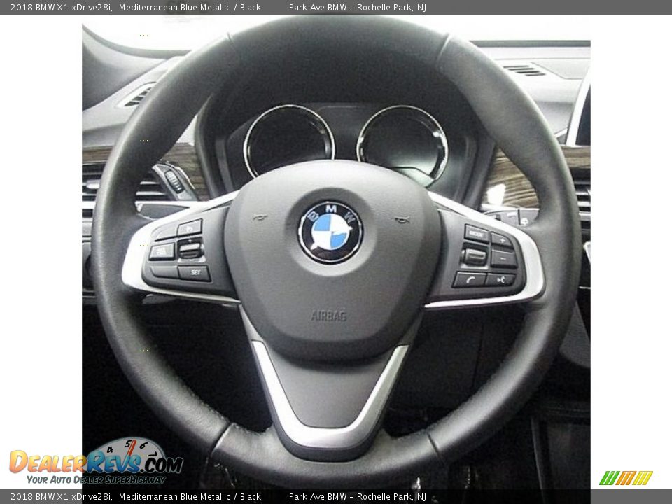2018 BMW X1 xDrive28i Mediterranean Blue Metallic / Black Photo #23