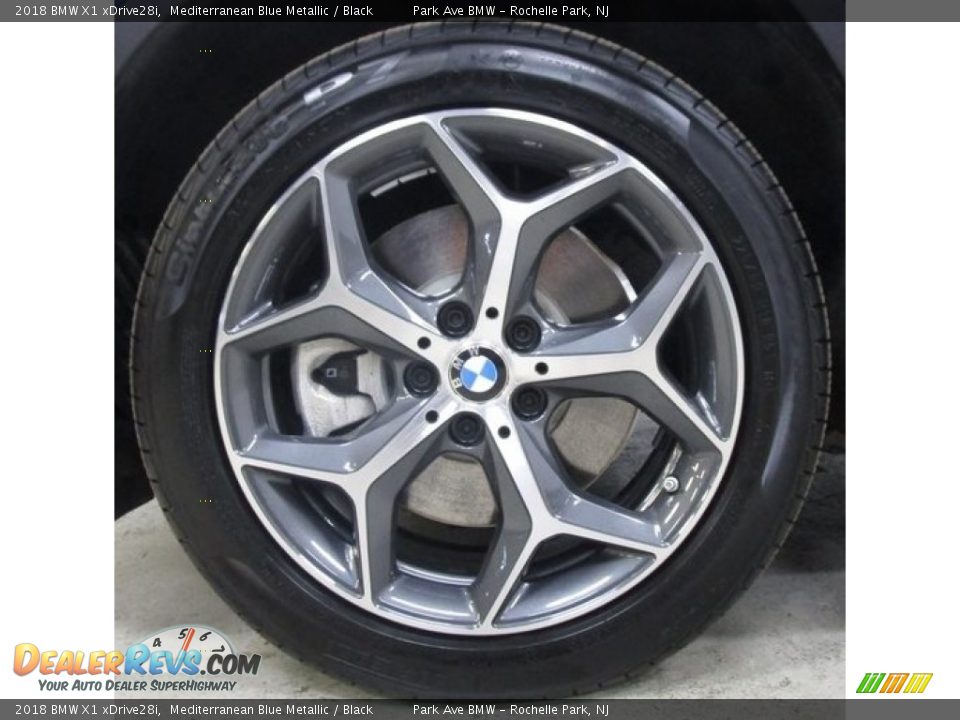 2018 BMW X1 xDrive28i Mediterranean Blue Metallic / Black Photo #28