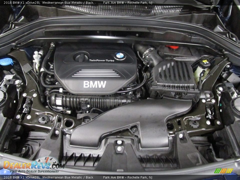 2018 BMW X1 xDrive28i Mediterranean Blue Metallic / Black Photo #29