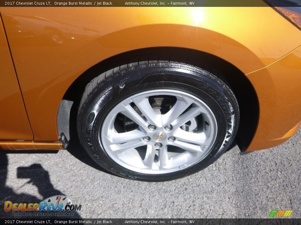 2017 Chevrolet Cruze LT Orange Burst Metallic / Jet Black Photo #2