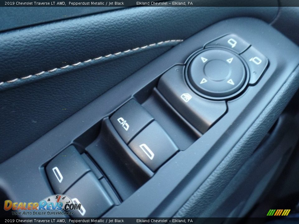 2019 Chevrolet Traverse LT AWD Pepperdust Metallic / Jet Black Photo #21