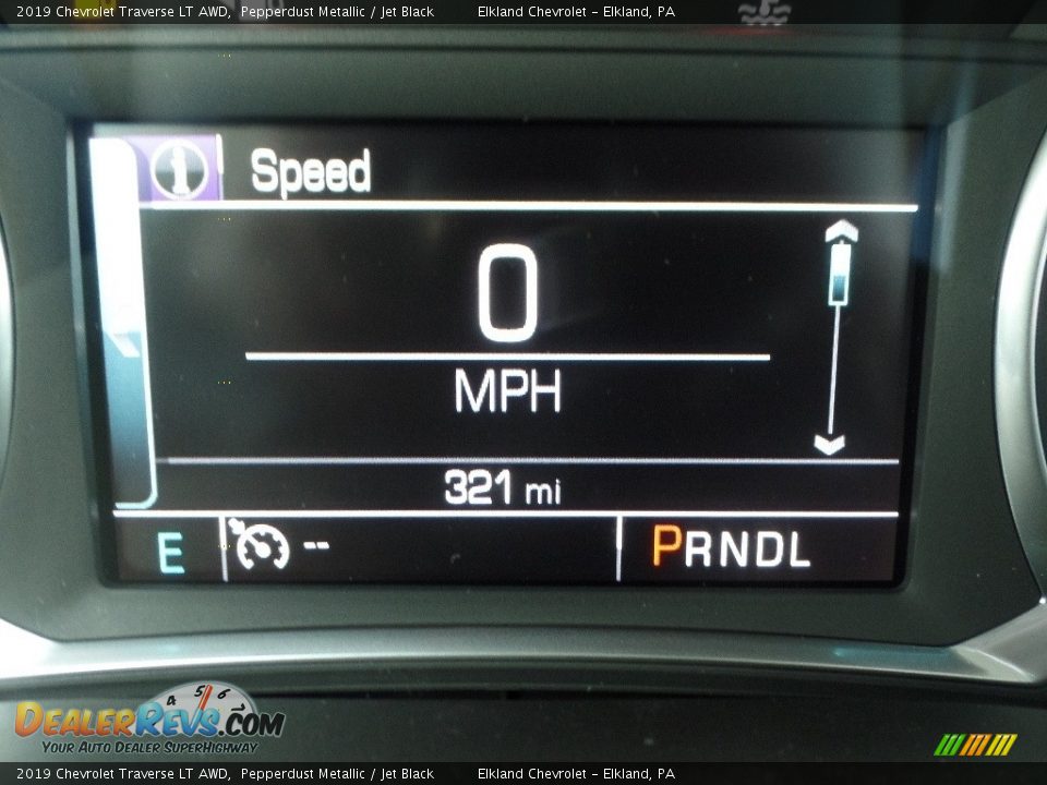 2019 Chevrolet Traverse LT AWD Pepperdust Metallic / Jet Black Photo #26