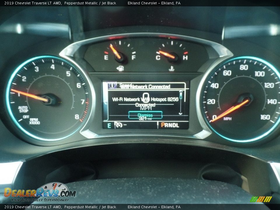 2019 Chevrolet Traverse LT AWD Pepperdust Metallic / Jet Black Photo #27