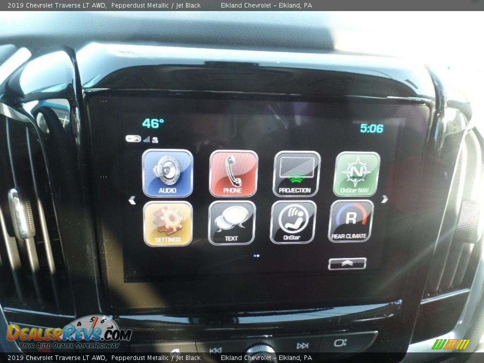 2019 Chevrolet Traverse LT AWD Pepperdust Metallic / Jet Black Photo #29