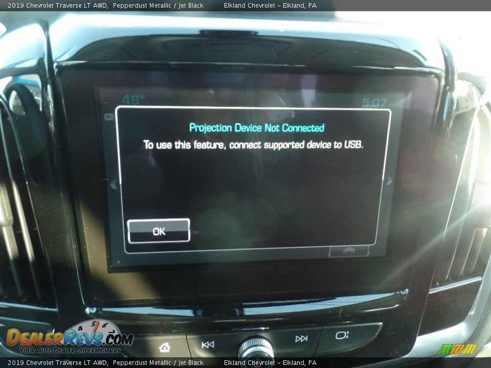 2019 Chevrolet Traverse LT AWD Pepperdust Metallic / Jet Black Photo #32