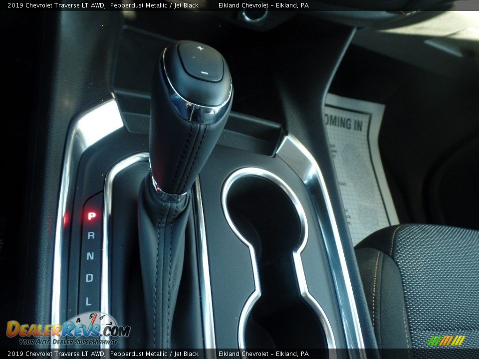 2019 Chevrolet Traverse LT AWD Pepperdust Metallic / Jet Black Photo #36