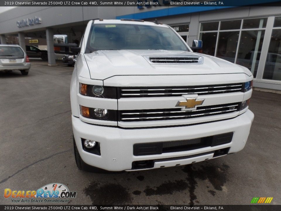 2019 Chevrolet Silverado 2500HD LTZ Crew Cab 4WD Summit White / Dark Ash/Jet Black Photo #2