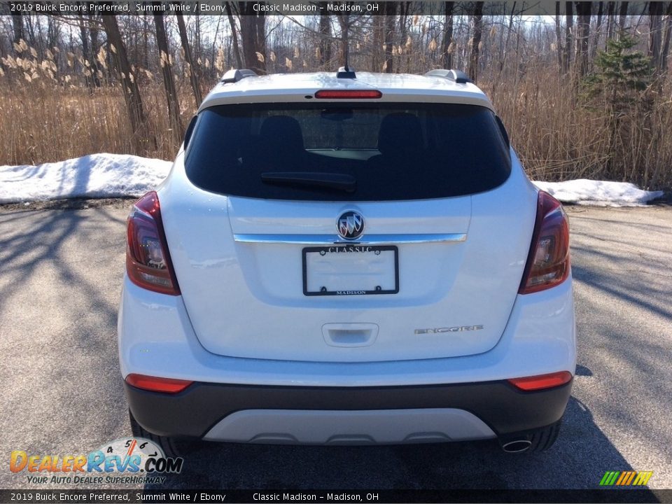 2019 Buick Encore Preferred Summit White / Ebony Photo #5