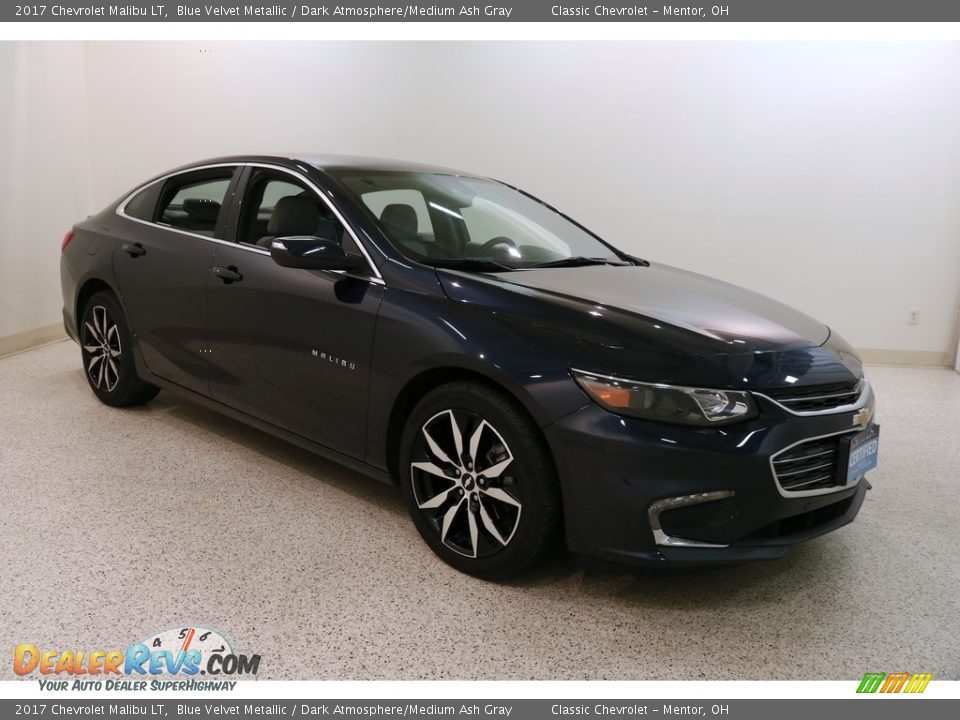 2017 Chevrolet Malibu LT Blue Velvet Metallic / Dark Atmosphere/Medium Ash Gray Photo #1