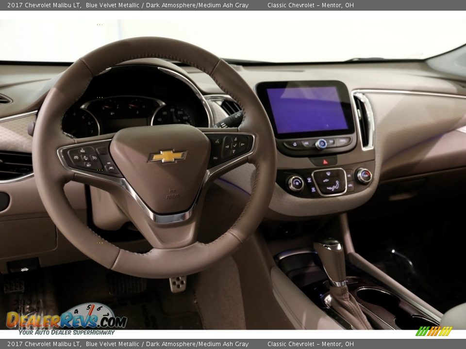 2017 Chevrolet Malibu LT Blue Velvet Metallic / Dark Atmosphere/Medium Ash Gray Photo #6