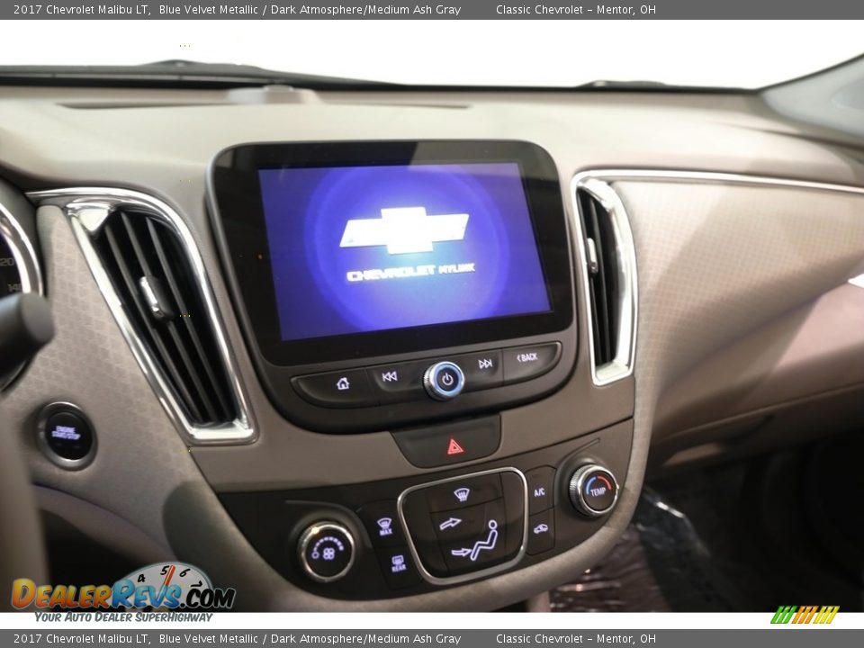 2017 Chevrolet Malibu LT Blue Velvet Metallic / Dark Atmosphere/Medium Ash Gray Photo #9
