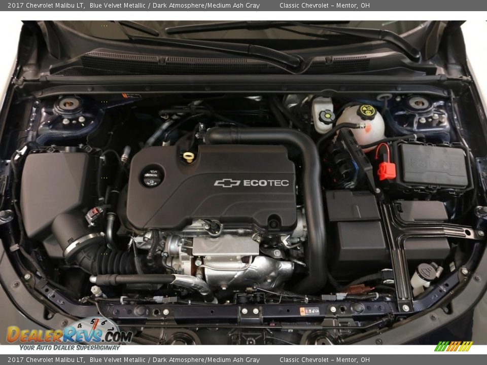 2017 Chevrolet Malibu LT Blue Velvet Metallic / Dark Atmosphere/Medium Ash Gray Photo #23