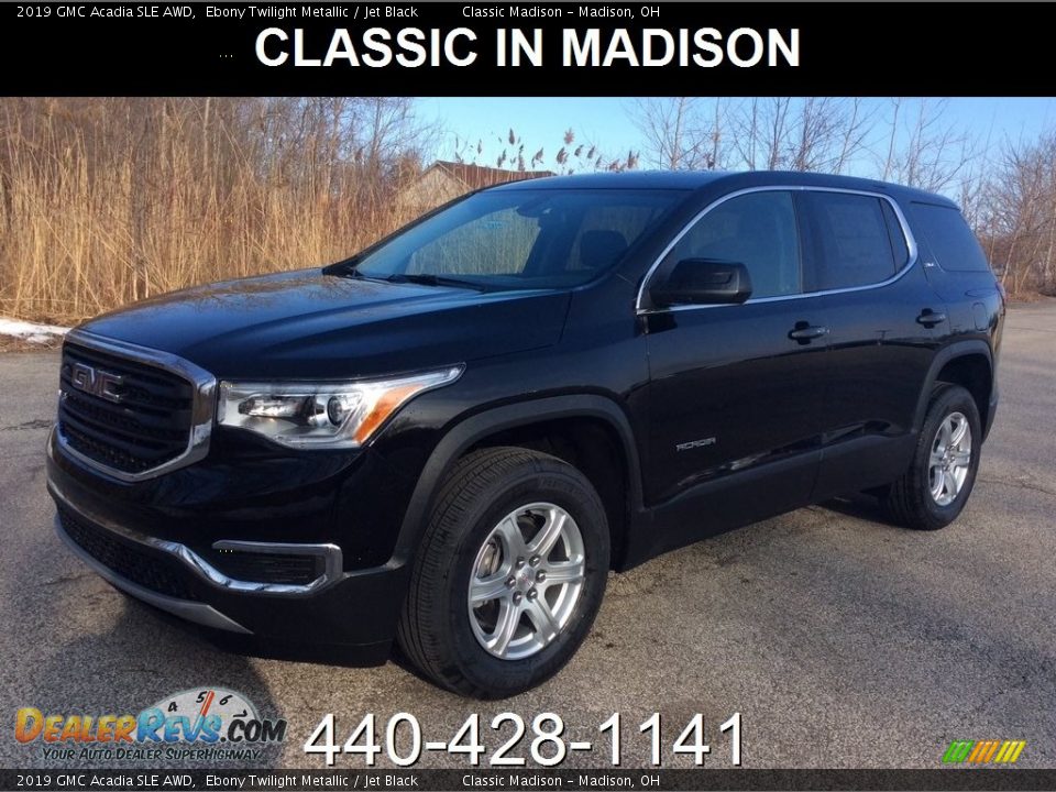 2019 GMC Acadia SLE AWD Ebony Twilight Metallic / Jet Black Photo #1