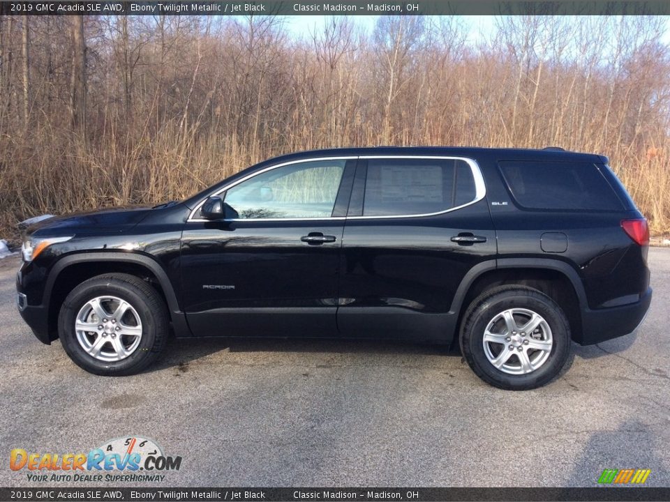 2019 GMC Acadia SLE AWD Ebony Twilight Metallic / Jet Black Photo #3