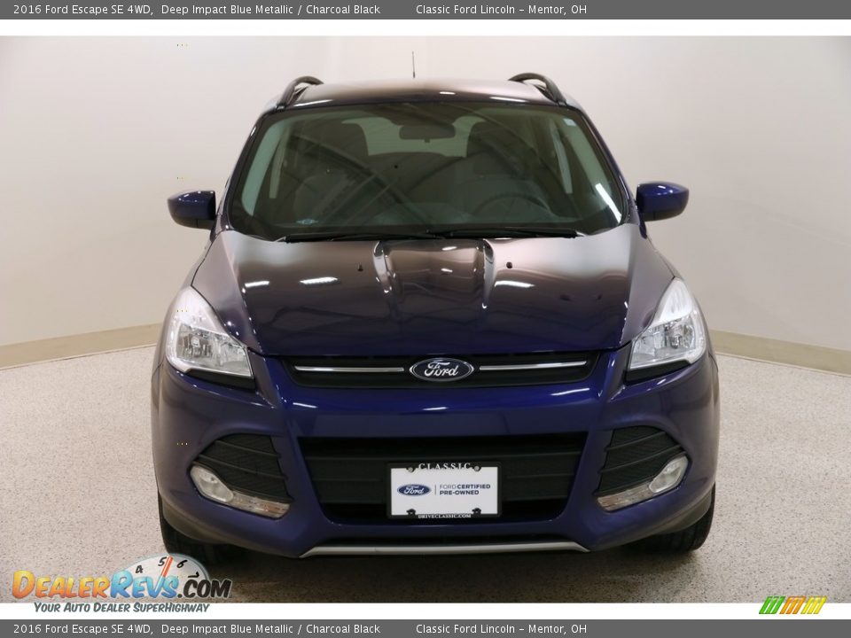 2016 Ford Escape SE 4WD Deep Impact Blue Metallic / Charcoal Black Photo #2