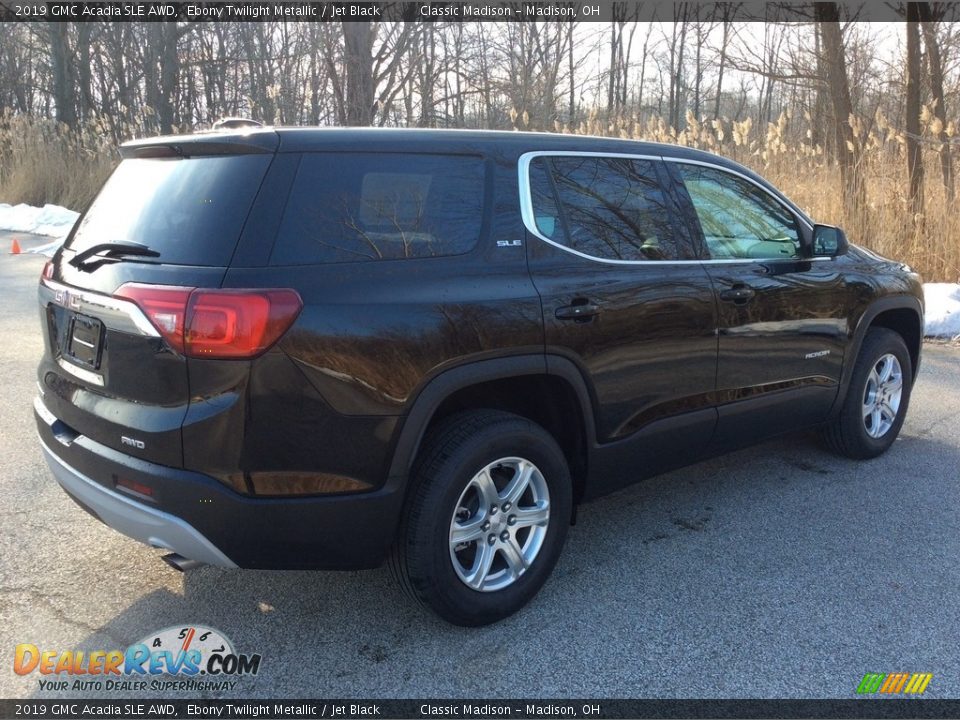 2019 GMC Acadia SLE AWD Ebony Twilight Metallic / Jet Black Photo #6