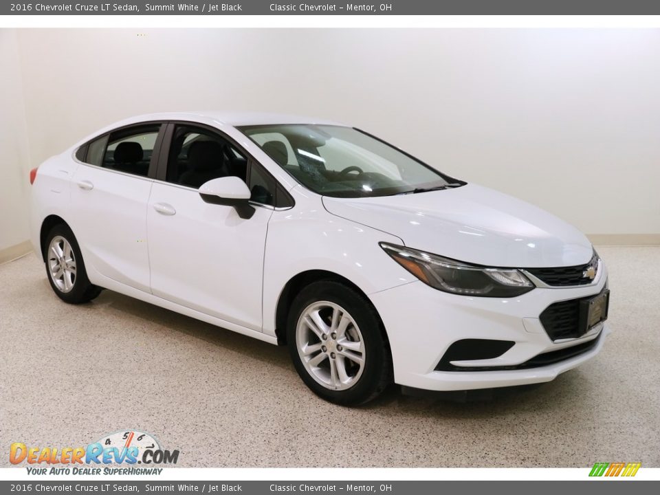 2016 Chevrolet Cruze LT Sedan Summit White / Jet Black Photo #1