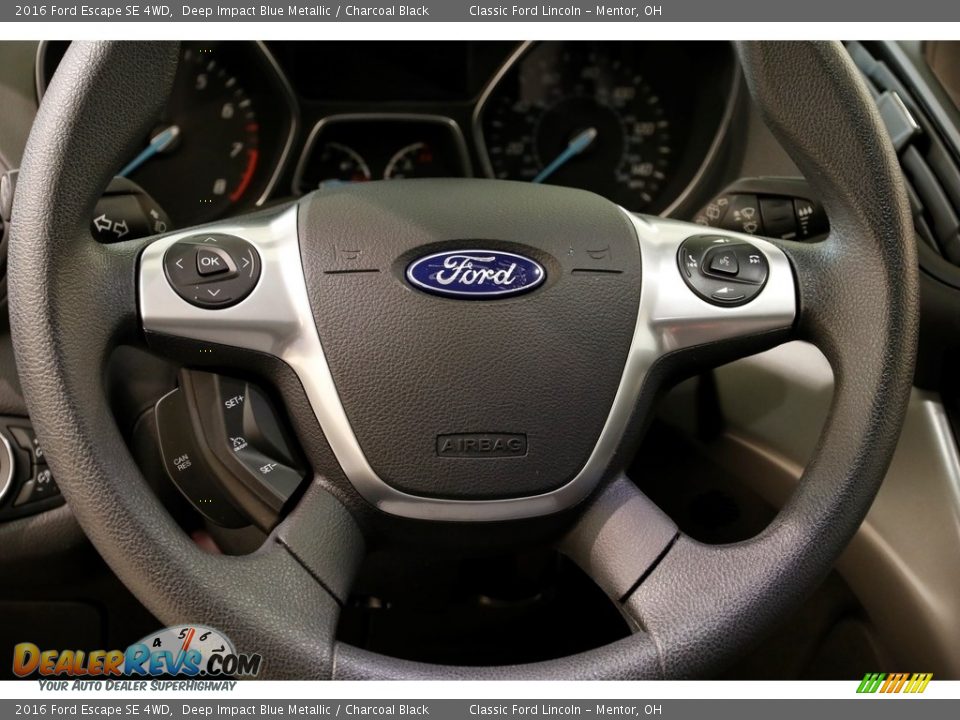2016 Ford Escape SE 4WD Deep Impact Blue Metallic / Charcoal Black Photo #7