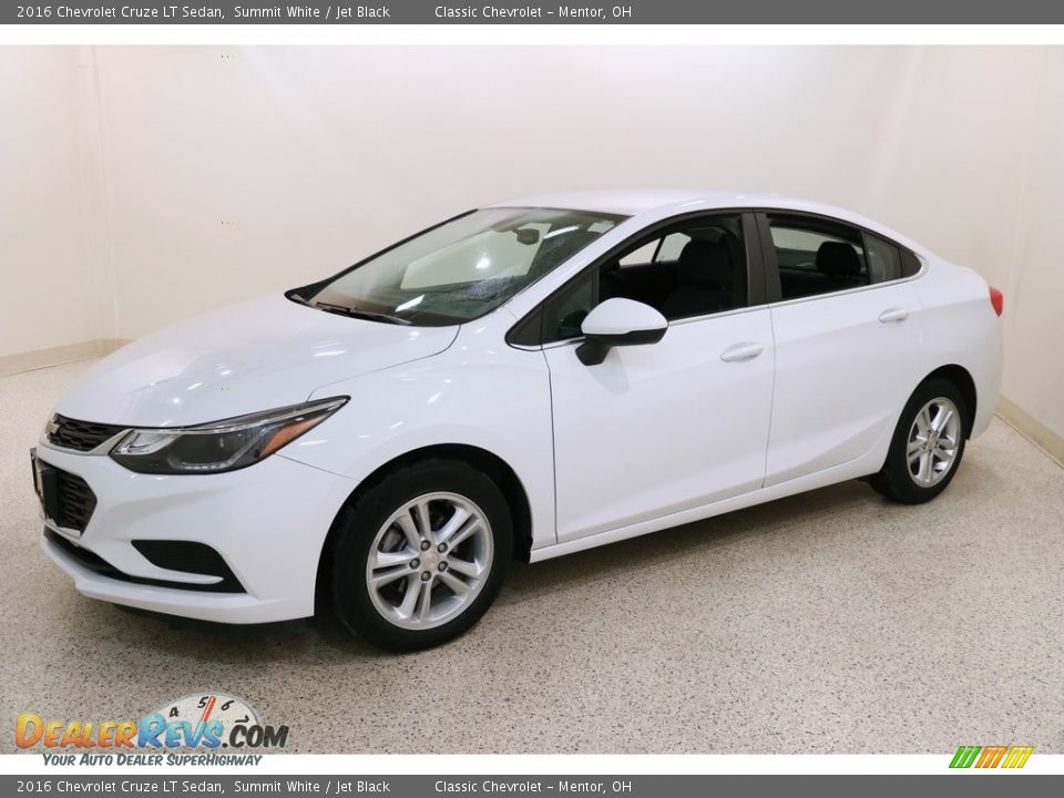 2016 Chevrolet Cruze LT Sedan Summit White / Jet Black Photo #3