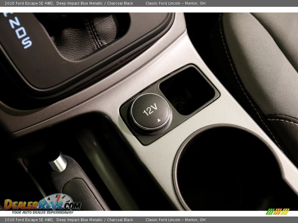 2016 Ford Escape SE 4WD Deep Impact Blue Metallic / Charcoal Black Photo #17
