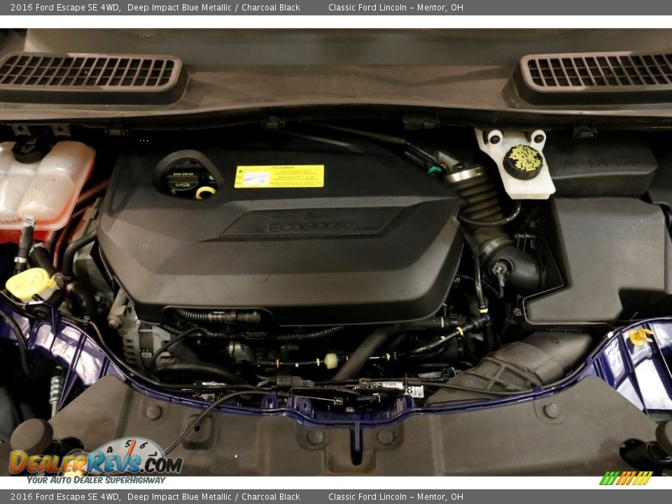 2016 Ford Escape SE 4WD Deep Impact Blue Metallic / Charcoal Black Photo #22